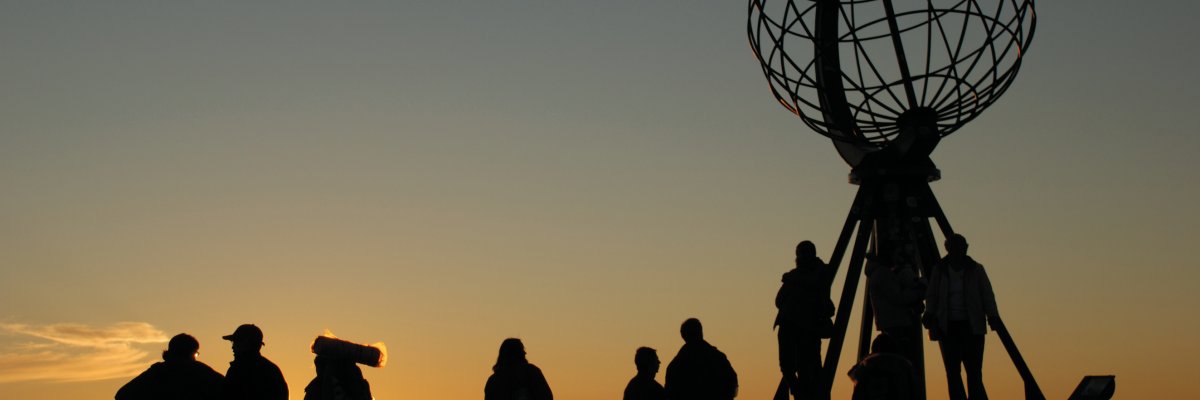 Mitternachtssonne am Nordkap