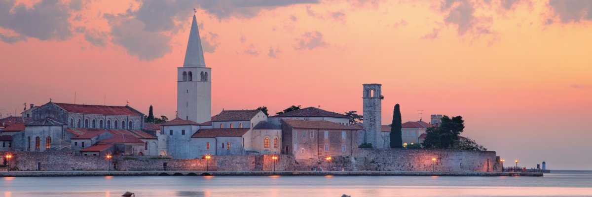 Blick auf Porec