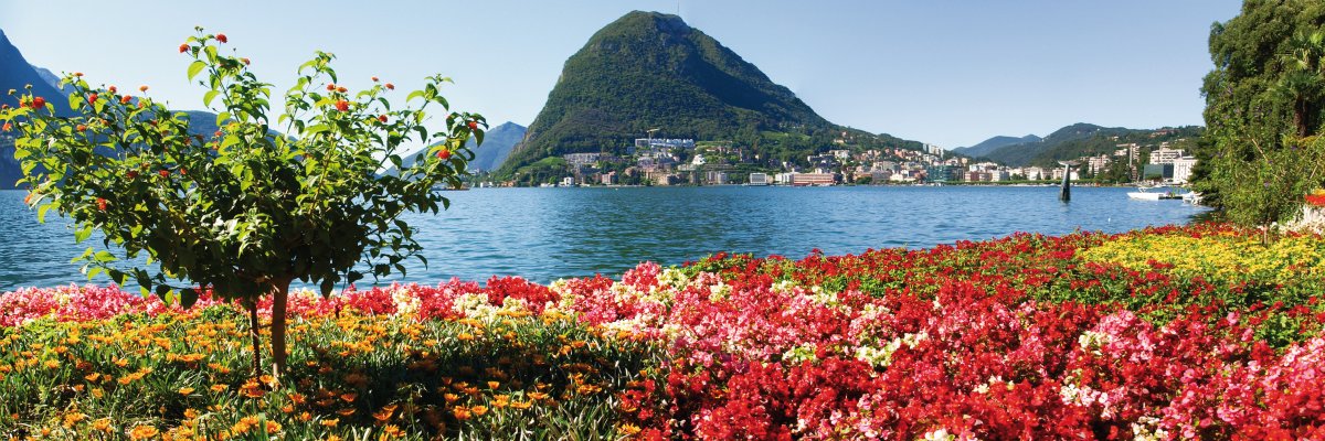 Blick auf den Luganer See