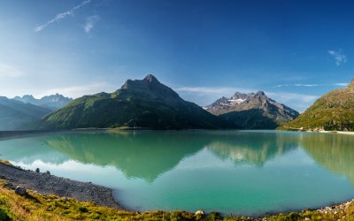 Alpenidylle am Silvretta Stausee © Karl Allen Lugmayer-stock.adobe.com