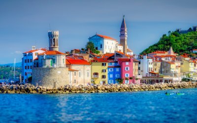 Blick auf Piran © Michael Knöbl - stock.adobe.com