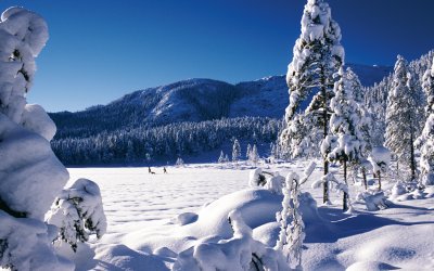 Quality Straand Hotel & Resort - Winterlandschaft mit Langläufern