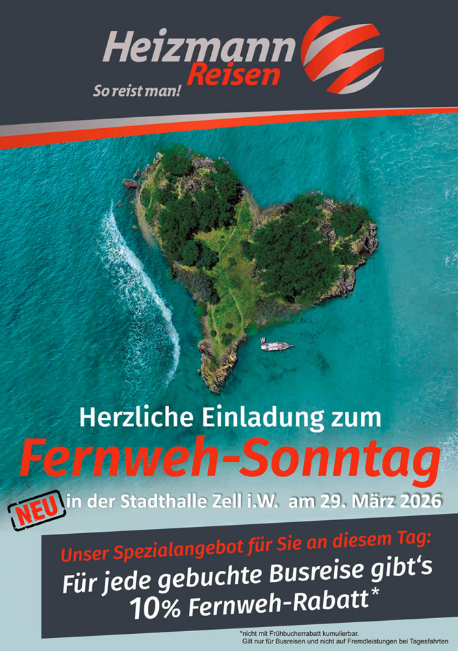 Heizmann Einladung Fernwehsonntag 29.03.26