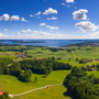 Chiemsee in Bayern, Deutschland