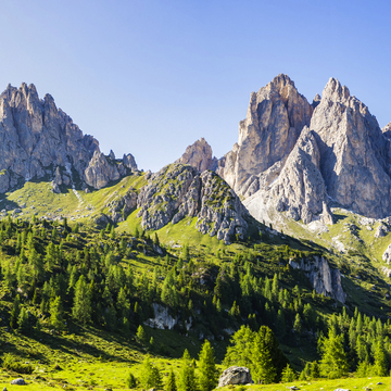 Blick auf die Dolomiten bei Misurina - © REDMASON - stock.adobe.com