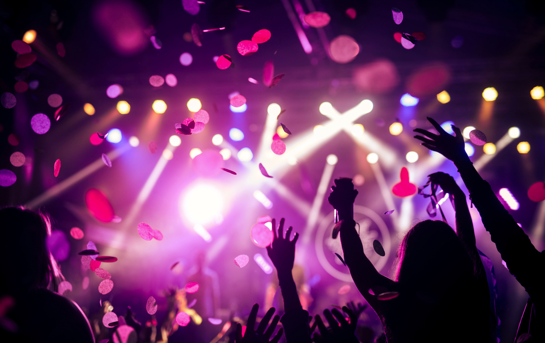 Konfetti und Party