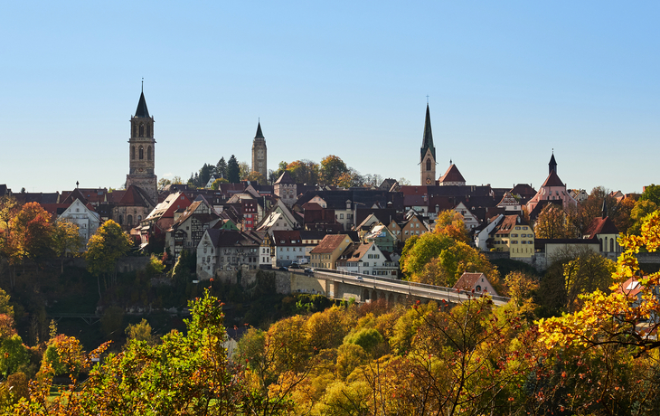 Blick auf die Altstadt von Rottweil