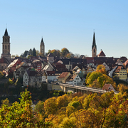 Blick auf die Altstadt von Rottweil