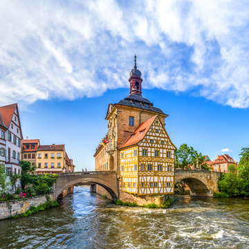 Brückenrathaus in Bamberg, Deutschland - ©pure-life-pictures - stock.adobe.com