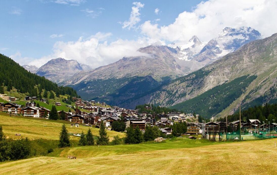 View of Saas Fee