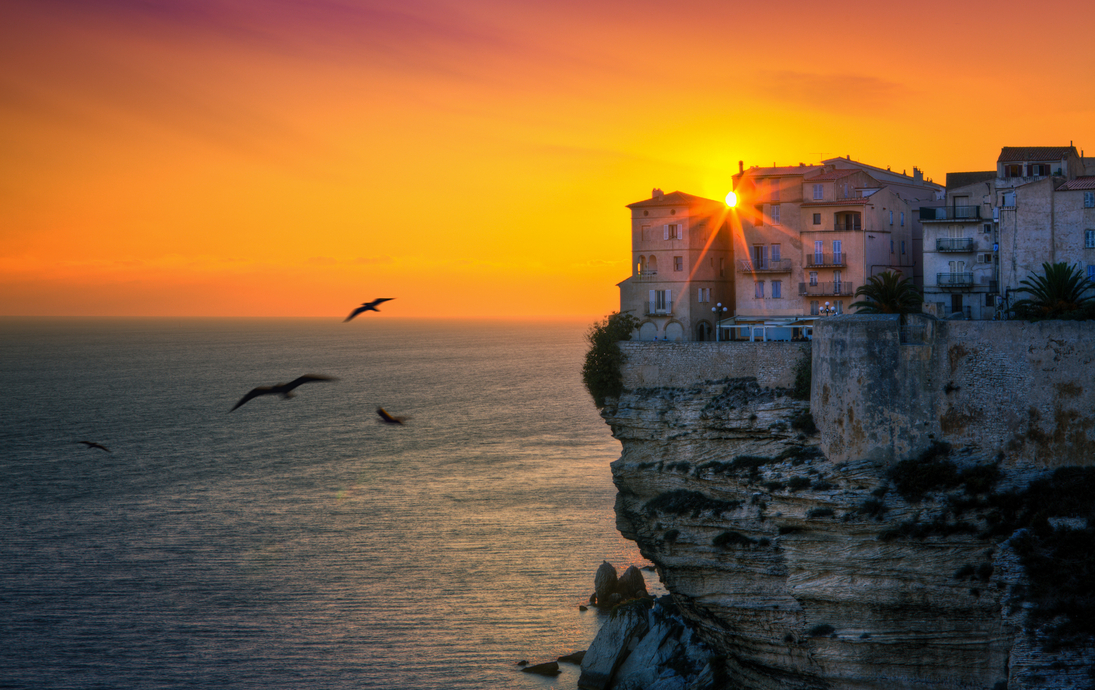 Bonifacio auf Korsika, Frankreich