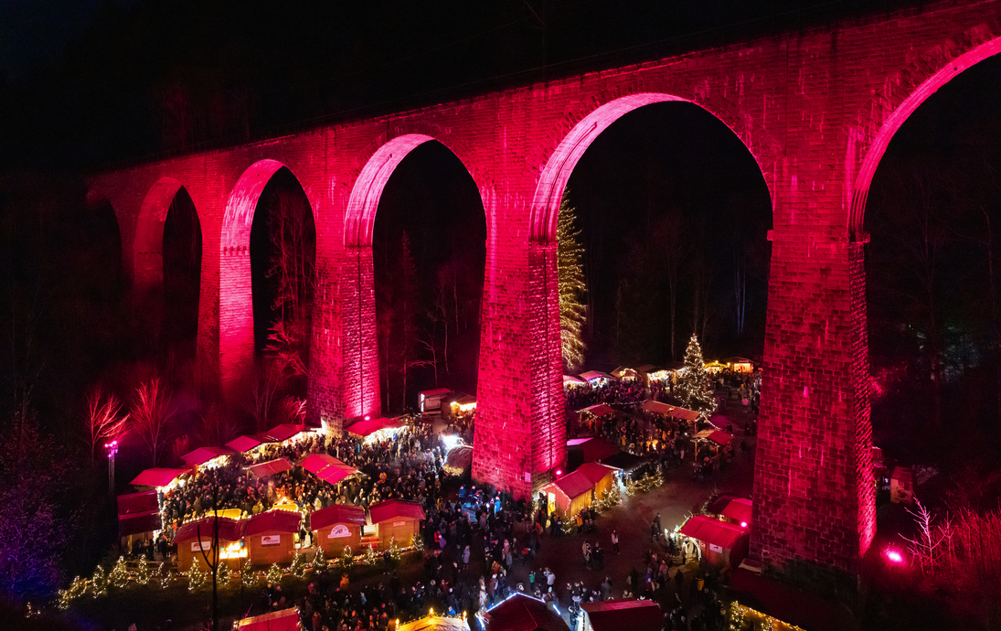Weihnachtsmarkt in der Ravennaschlucht