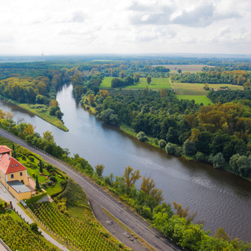Zusammenfluss von Moldau und Elbe in Melnik, Tschechien - © dtatiana - stock.adobe.com
