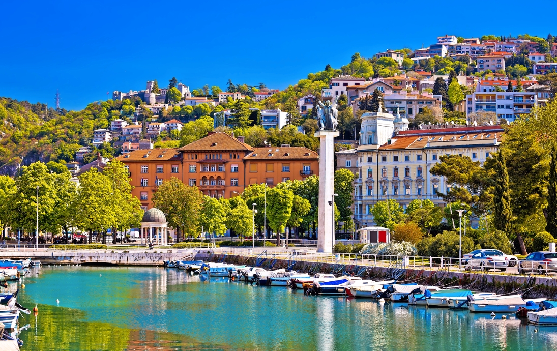 Rijeka an der Kvarner Bucht, Kroatien