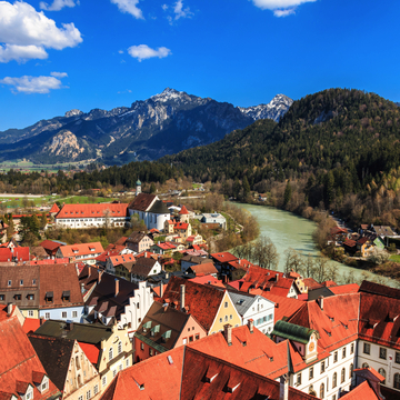 Blick auf die Berglandschaft in Füssen - © Stephan - stock.adobe.com