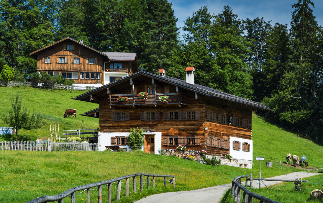 Bauernhaus bei Oberstdorf