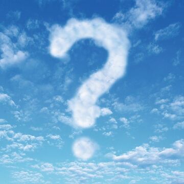Himmel mit Fragezeichen - © Günter Menzl - Fotolia