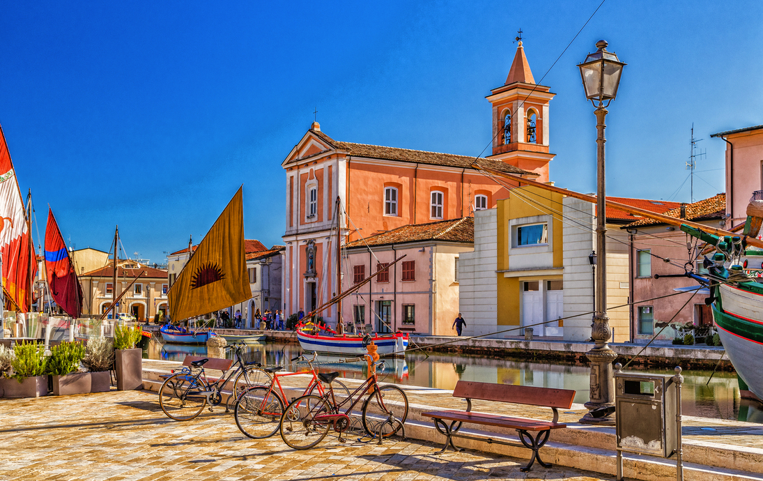 Cesenatico in der Emilia-Romagna, Italien