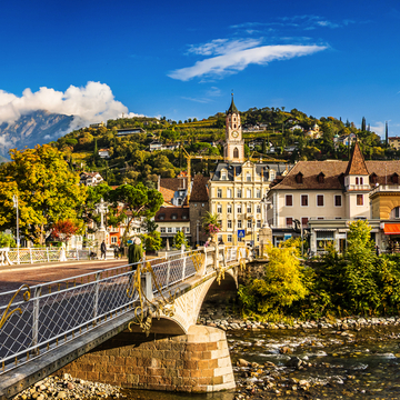 historische Altstadt von Meran in Italien - © Ralph Hoppe - www.FooTToo.de