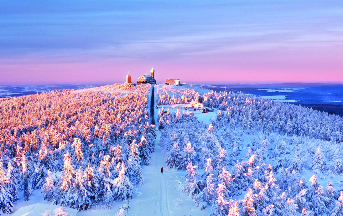 Winter auf dem Fichtelberg