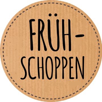 Button Frühschoppen auf Recyclingpapier - © guukaa - stock.adobe.com