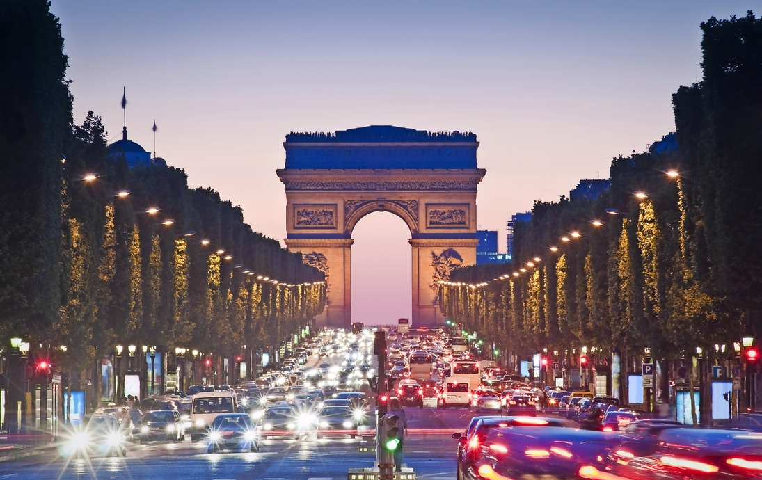 Arc de Triomphe de l’Étoile in Paris, Frankreich