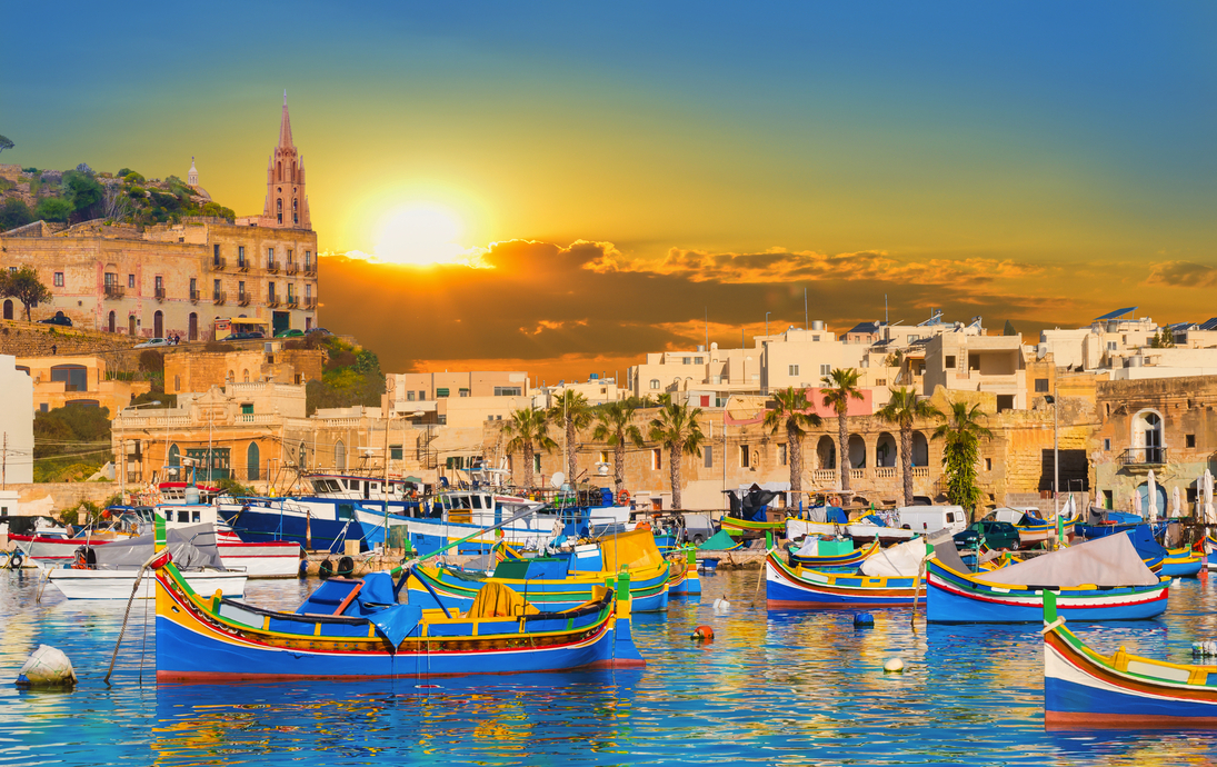Hafen von Marsaxlokk auf Malta