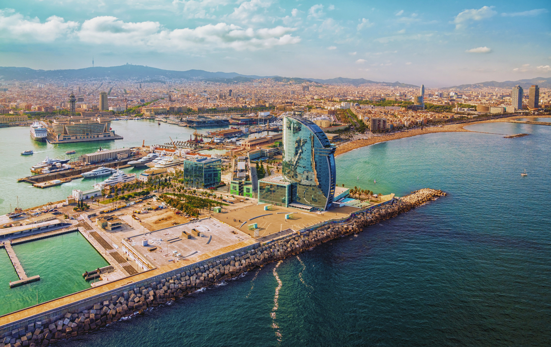 Barcelonas Küste