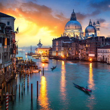 Venedig bei Sonnenuntergang, Italien - ©eyetronic - stock.adobe.com