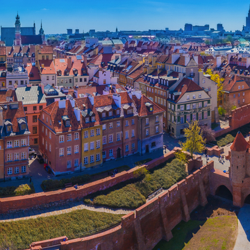Panorama von Warschau