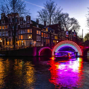 Lichtfestival in Amsterdam, Niederlande - © Unique Vision - stock.adobe.com