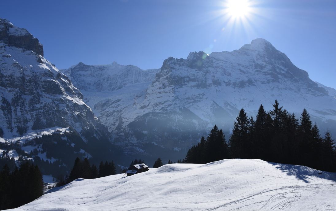 Eiger in Grindelwald, Schweiz