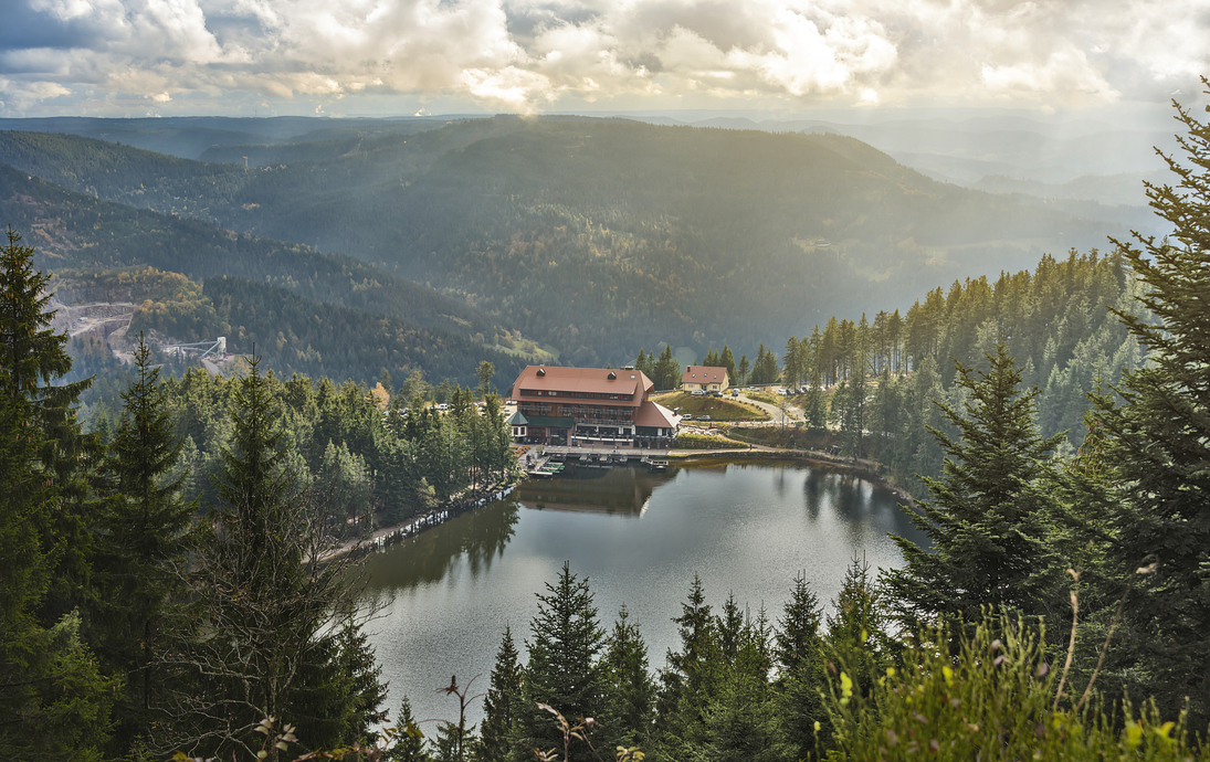 Mummelsee im Schwarzwald, Deutschland