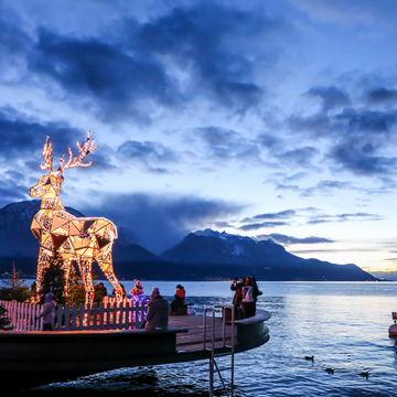 Weihnachtsmarkt in Montreux