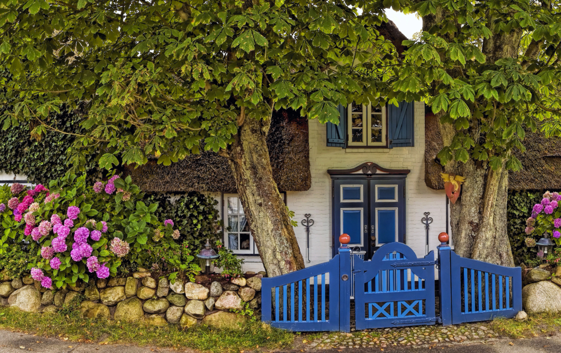 Friesenhaus in Keitum auf Sylt, Deutschland