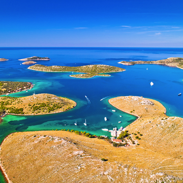 die Kornaten oder Kornati-Inseln sind die größte und dichteste Inselgruppe in der kroatischen Adria - © xbrchx - stock.adobe.com